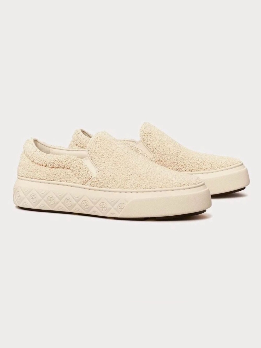 Tory Burch Ladybug Raffia & Leather Slip On Sneaker - 8 NWOT